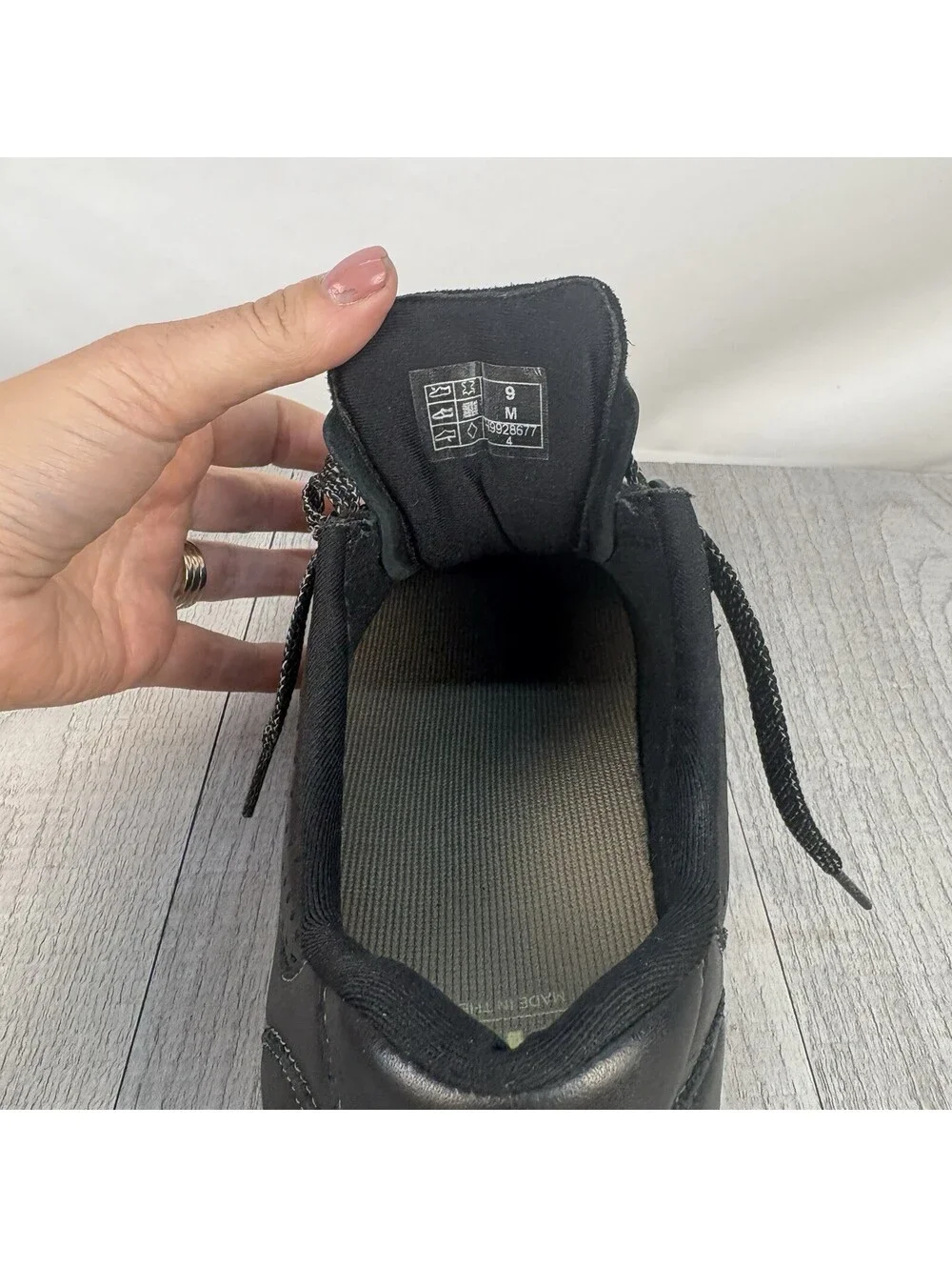 SAS Free Time Women's Black Leather Comfort Walking Shoes 9 M